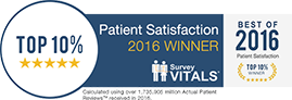 Patient Satisfaction 2016 Winner